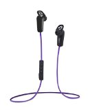 Jarv NMotion PRO Sport Wireless Bluetooth 40 Stereo Earbuds with Built in Microphone - Purple