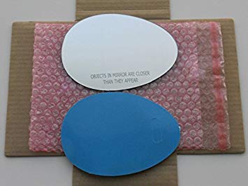 New Replacement Mirror Glass with FULL SIZE ADHESIVE for 2007-2013 MINI COOPER Passenger Side View Right RH SEE NOTES MORE THAN 1 OPTION AVAILABLE