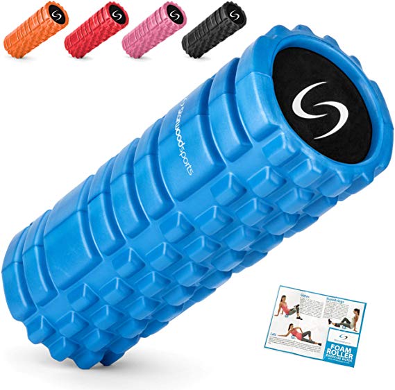 Starwood Sports Foam Roller for Deep Tissue Muscle Massage - Trigger Point Therapy - Myofascial Release - Muscle Roller for Fitness, CrossFit, Yoga & Pilates…