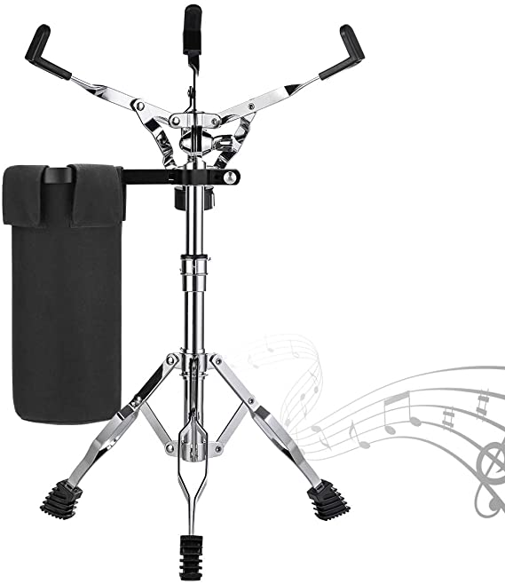 Snare Drum Stand with Drum Sticks Holder,Adjustable Practice Drum Stand for 10-14 Inch Drum Pad,Snare Drum Beginners