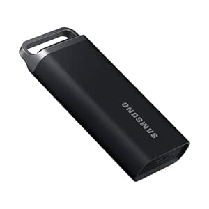 Samsung T5 EVO Portable SSD 8TB, USB 3.2 Gen 1 External Solid State Drive, Seq. Read Speeds Up to 460MB/s for Gaming and Content Creation, MU-PH8T0S/WW, Black