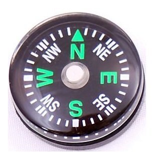 Compact Tracker Button Compass by Best Glide Adventurer Series