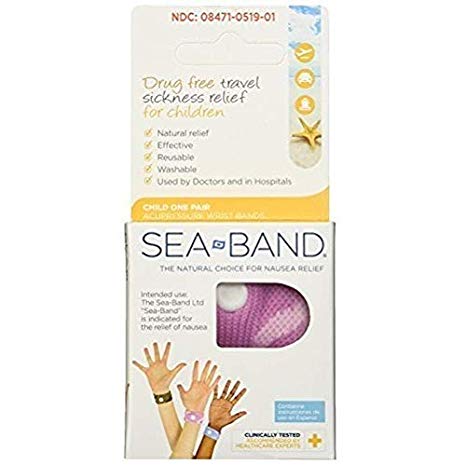 Sea-Band - Child Wristband for Motion Sickness and Nausea Relief, Colors May Vary