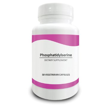 Pure Science Phosphatidylserine 100mg - Boost Brain Glucose Metabolism & Function, Combat Memory Decline - 50 Vegetarian Capsules