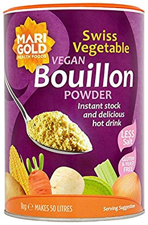 Marigold Vegan Bouillon Powder, Less Salt 1 Kg