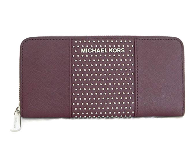 Michael Kors Zip Around Continental Micro Stud Wallet