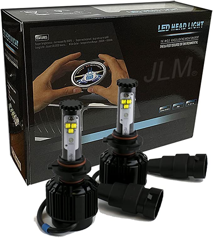 JLM 9005/hb3 3000K LED Headlight Conversion Kit 60W 6000LM CREE w/Heat Sink Golden Yellow Light