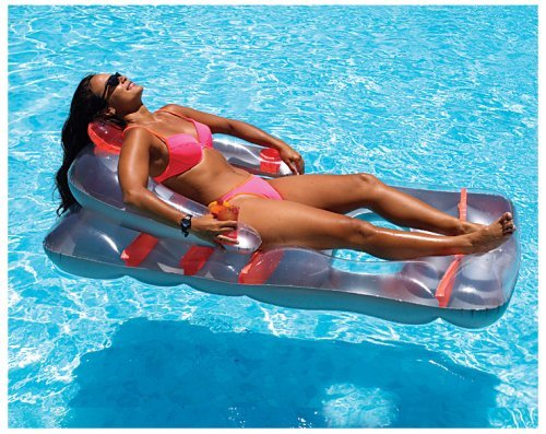 Swimline 66 Inch Deluxe Lounge Chair 1 - Colors May Vary