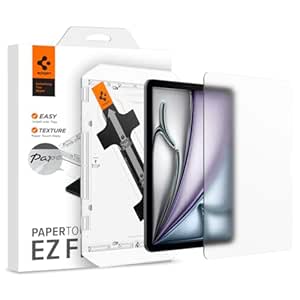 Spigen PaperTouch EZ Fit Matte Tempered Glass Screen Guard Protector For iPad Air 11 inch (2024) - 1 Pack