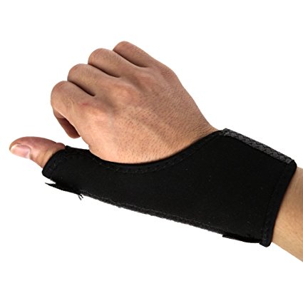 Chinatera Sports Arthritis Adjustable Wrist Thumbs Hands Spica Splint Support Brace Stabilizer, Universal Size(Left or Right)