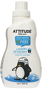 Attitude Little Ones Fragrance Free Laundry Detergent 35.5 Fluid Ounce