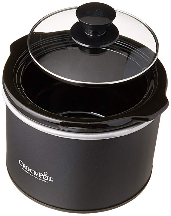 Crock-Pot SCR151 1-1/2-Quart Round Manual Slow Cooker, Black