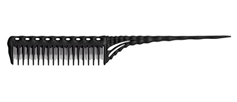 YS Park 150 T-Zing Professional Teasing and Back Combing Hair Comb in Black by YS Park
