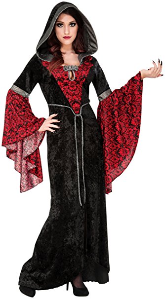 Rubie's Costume Co Women's Cryptisha Hooded Dress Costume