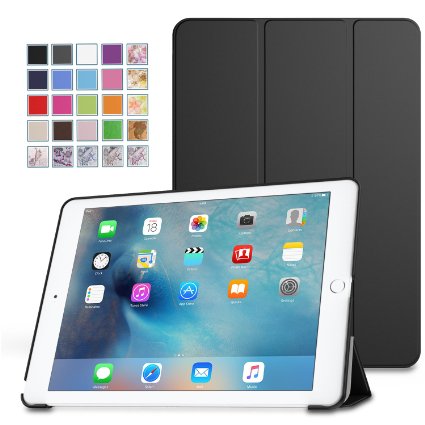 iPad Pro 97 Case - MoKo Ultra Slim Lightweight Smart-shell Stand Cover Case for Apple iPad Pro 97 Inch 2016 Release Tablet BLACK