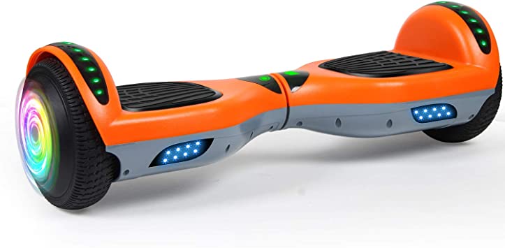 SISIGAD Hoverboard Self Balancing Scooter 6.5" Two-Wheel Self Balancing Hoverboard with Bluetooth Speaker and LED Lights Electric Scooter for Adult Kids Gift UL 2272 Certified