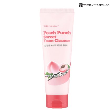 [TONYMOLY] Peach Punch Cleansing Balm & Foam (Sweet Foam Cleanser 150ml)