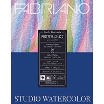 Fabriano Studio WC Pad 11X14 CP 300G 50 Shts