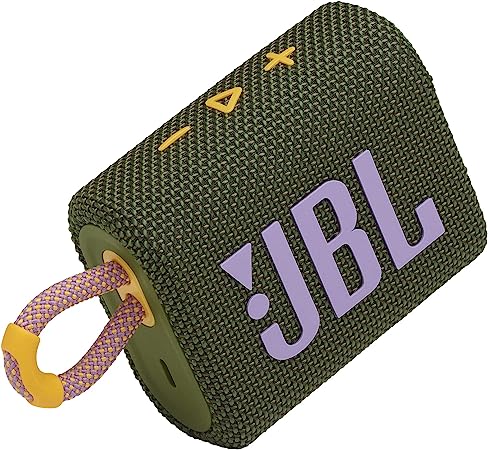 JBL Go 3 Portable Waterproof Wireless IP67 Dustproof Outdoor Bluetooth Speaker (Green)