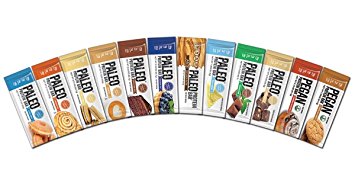 Paleo Protein Bars® Ultimate Variety Box (12 Flavors) (20g Protein) (12 Bars) w/Prebiotics Low Net Carb Gluten Free