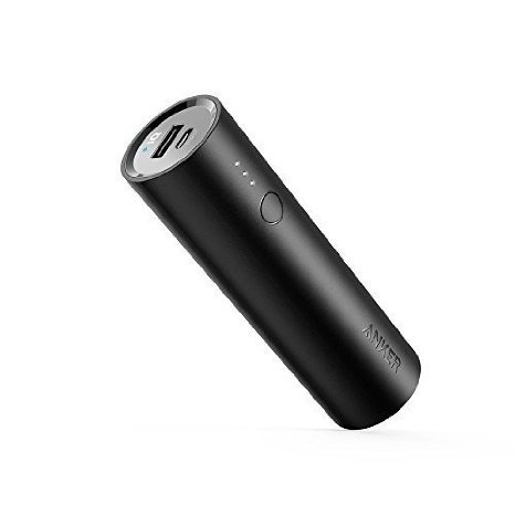 Anker PowerCore 5000 Portable Charger, Ultra-Compact External Battery with Fast-Charging Technology, Power Bank for iPhone, iPad, Samsung Galaxy and more