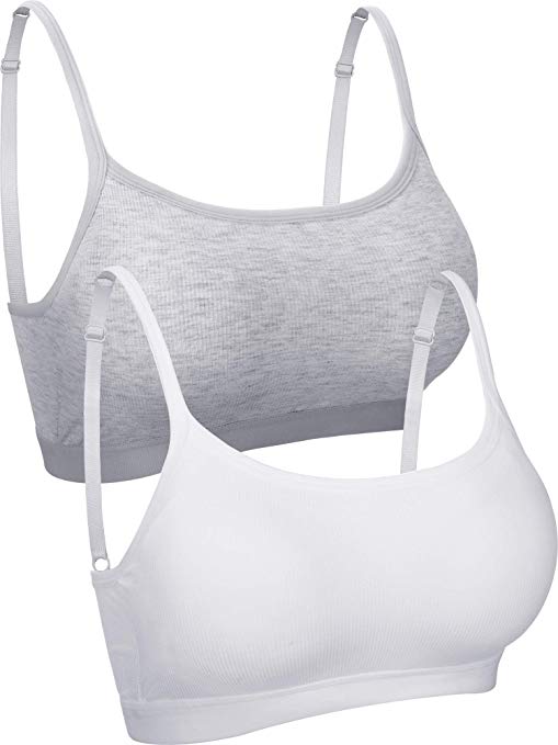 Wireless Padded Bra Mini Camisole Bra Tank Top Bra Seamless Sports Bra with Straps for Female Underwear Favors