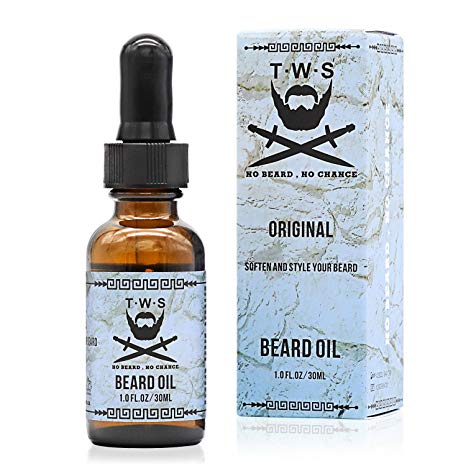 Beard Oil for Men - All Natural Unscented Organic Conditioner - 1 oz