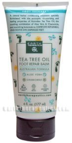 Earth Therapeutics Tea Tree Oil Foot Balm ~6 Oz - Pack Of 1