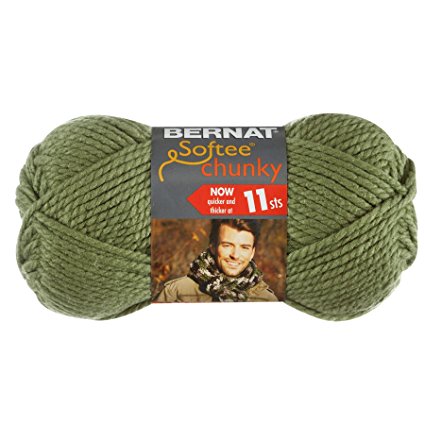 Bernat Softee Chunky Yarn, Forest, Single Ball