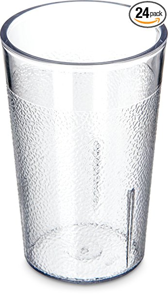 Carlisle 5501-207 Stackable Shatter-Resistant Plastic Tumbler, 5 Oz, Clear (Pack of 24)