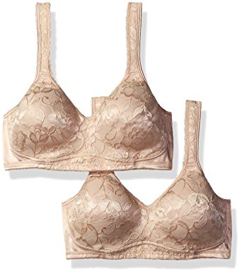 Playtex Women's 18 Hour Smooth N' Stylish Soft Cup Bra 2-Pack Bundle (4716)