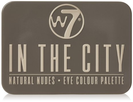 W7 Natural Nudes Eye Colour Palette 7 g, In The City - 6-Piece