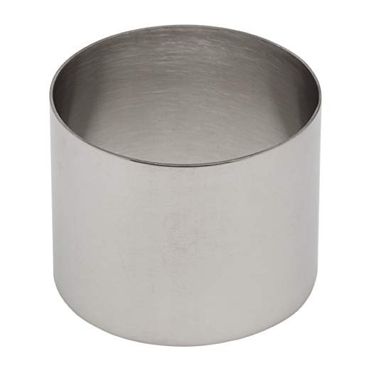 Ateco 4951 Stainless Steel Ring Mold, 2.75 by 2.1-Inches High, Compatible with 4950 Food Molding Set