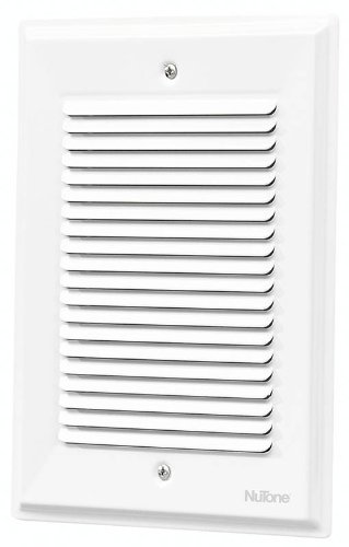 NuTone LA14WH Decorative Wired Paintable Two-Note Door Chime White Grille