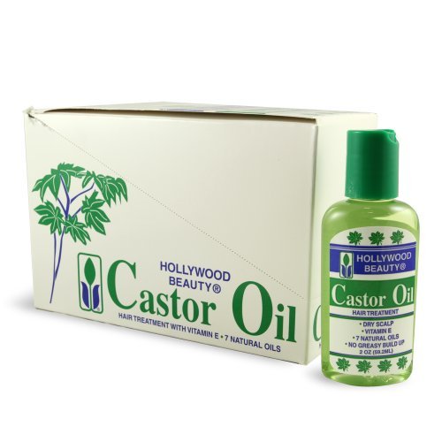HOLLYWOOD Beauty Castor Oil Hair Treatment for Dry Scalp 2oz/59.2ml