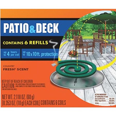 S C Johnson OFF Country Fresh Scent Mosquito Coil Refill, 6 refills (net wt. 2.118 oz )