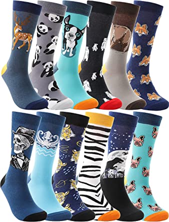 Funny Socks for Women Men Fun Cozy Crazy Novelty Fashion Breathable Printed Cotton Boot Socks