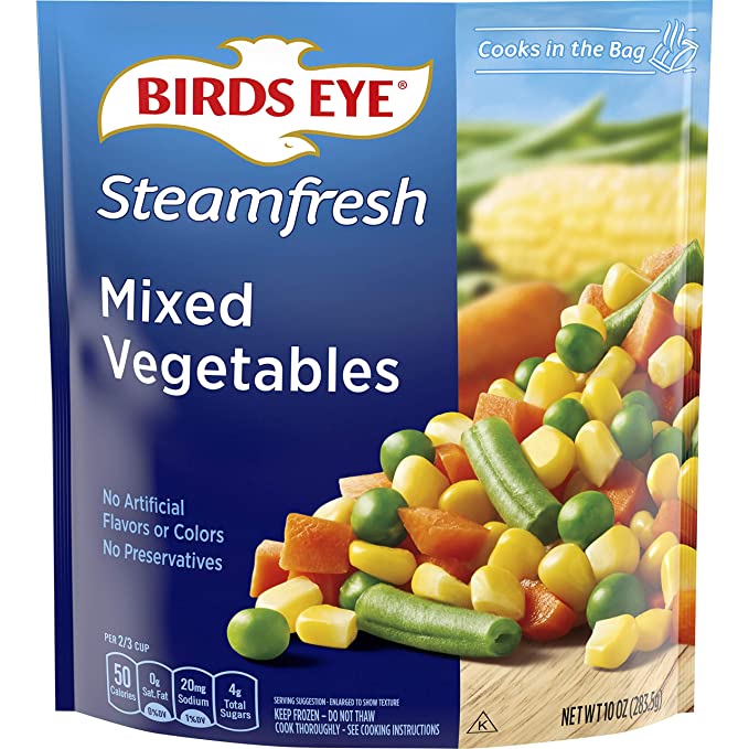 Birds Eye Steamfresh Mixed Vegetables, Keto Friendly Frozen Vegetables, 10 OZ