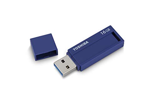 Toshiba TransMemory ID USB 3.0 Flash Drive 16GB - Blue (PFU016U-1BLL)