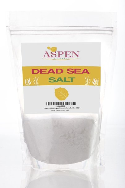 Edible Dead Sea Salt, 2 LBS, Enhanced with Anti Aging Minerals, ALL NATURAL Body Exfoliator, THERAPEUTIC & FOOD GRADE, Soothing Muscle Relaxant, DIY Spa Treatments, Reveal A Radiant, Youthful Complexion Instantly