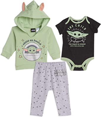 Star Wars The Child The Mandalorian 3 Piece Layette Set