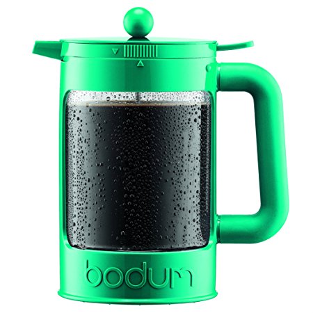 Bodum K11683-159 Bean Set Ice Coffee Maker, 12 Cup/51 oz, Turquoise