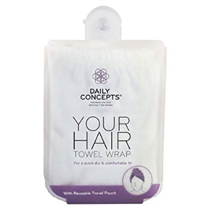 Daily Concepts Your Hair Towel Wrap, White