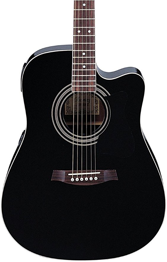 Ibanez V70CE Acoustic-Electric Guitar Black