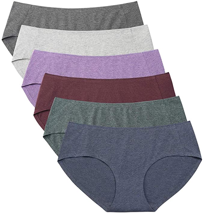 ALTHEANRAY Womens Underwear Seamless Cotton Briefs Panties for Women 6 Pack