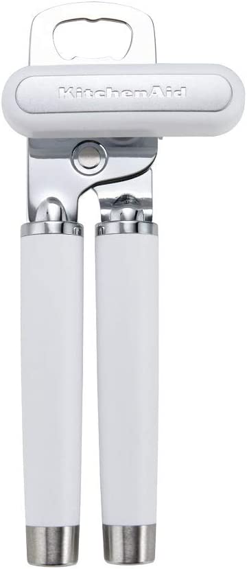 KitchenAid Gourmet Multifunction Can Opener / Bottle Opener, 8.36-Inch, White