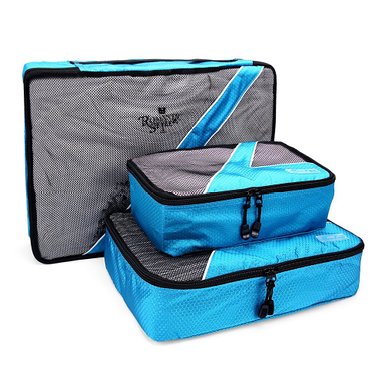 Travel Packing Cubes - 3 pc Set - Packing Organizers for Accessories