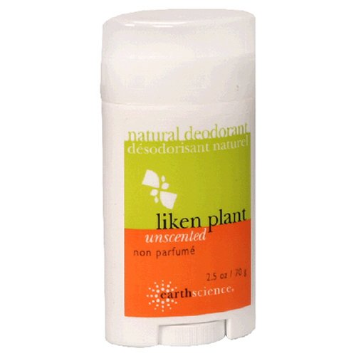 Earth Science Liken Unscented Deodorant, 2.45-Ounce Containers (Pack of 4)