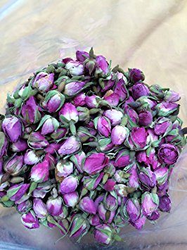 Organic Bio Herbs-Organic Dried Rose Buds Petals (Rosa Damascena) 2 oz.