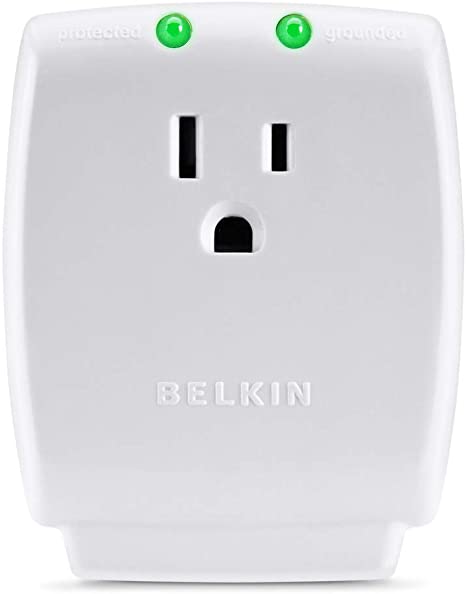 Belkin Single Outlet SurgeCube Surge Protector, 1080 Joules